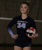 A5 Gwinnett Volleyball Club 2024:  #34 Audrey Bronfman 